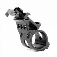 Support de Lampe Torche 25,4 mm pour Rail Picatinny, Déport 45°, Vis ou Levier, vue 6