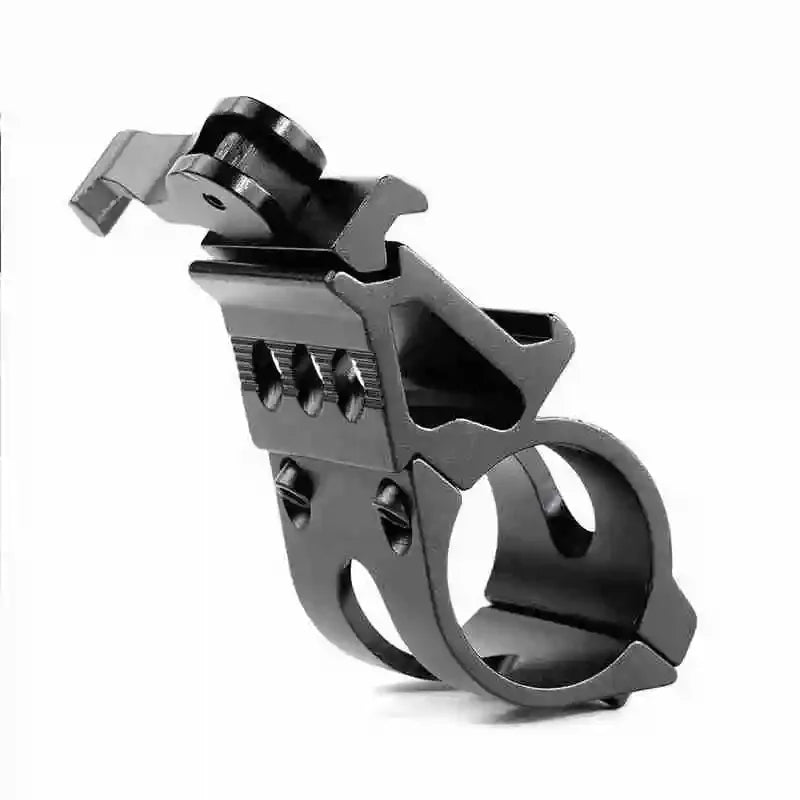 Support de Lampe Torche 25,4 mm pour Rail Picatinny, Déport 45°, Vis ou Levier, vue 6