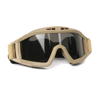 Lunettes de Protection Tactiques Anti-Buée, 1 ou 3 Verres, Noir, Vert ou Sable, vue 11
