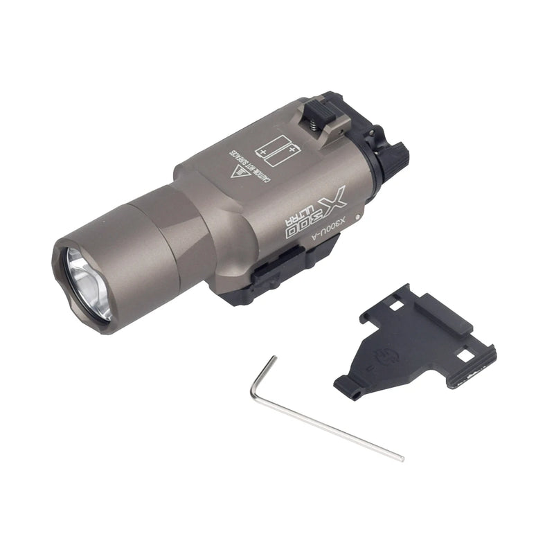 Holster Kydex Rigide pour Pistolet G17 et G19 Équipé d'une Lampe, Droitier, vue 9