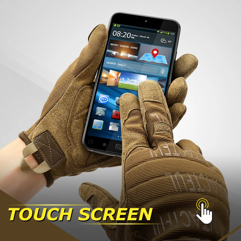 Gants Tactiques Écran Tactile à Paume Renforcée et Poignet Réglable, 4 Coloris, vue 2
