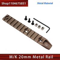 Rail Picatinny 20 mm pour Garde-Main M-LOK et KeyMod, Nylon ou Métal, Rail Seul ou Lot de 5 ou 6 Rails, vue 13