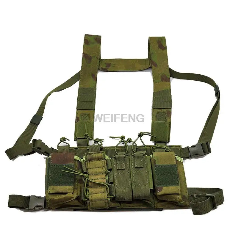 Gilet Tactique Chest Rig Léger en Nylon avec Quatre Porte-Chargeurs, Six Coloris, vue 9