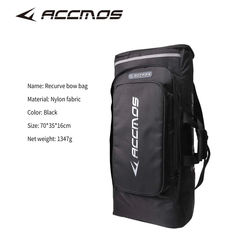 Sac à Dos pour Arc Recurve en Nylon 70 x 35 x 16 cm, avec ou sans Tube à Flèches, 7 Coloris, vue 12