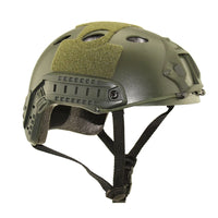 Casque Airsoft Tactique avec ou sans Orifices, Rails Latéraux et Bandes Auto-Agrippantes