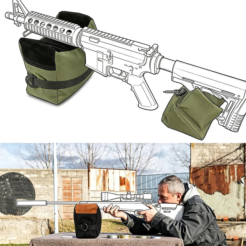 Sacs d'Appui de Tir à Remplir, Ensemble Avant et Arrière ou Grand Sac, vue 5