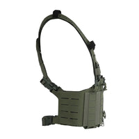 Gilet Tactique Chest Rig Léger à Quatre Porte-Chargeurs M4, AR et AK, 30 x 24 cm, vue 3