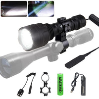 Lampe Tactique de Chasse LED Verte, Rouge ou Blanche, avec Interrupteur Déporté, vue 12