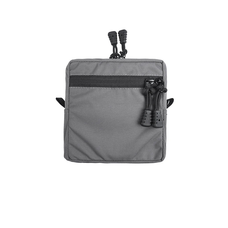Pochette Utilitaire Plate MOLLE Zippée en Nylon 500D, 14,5 x 13 cm, 6 Coloris, vue 5