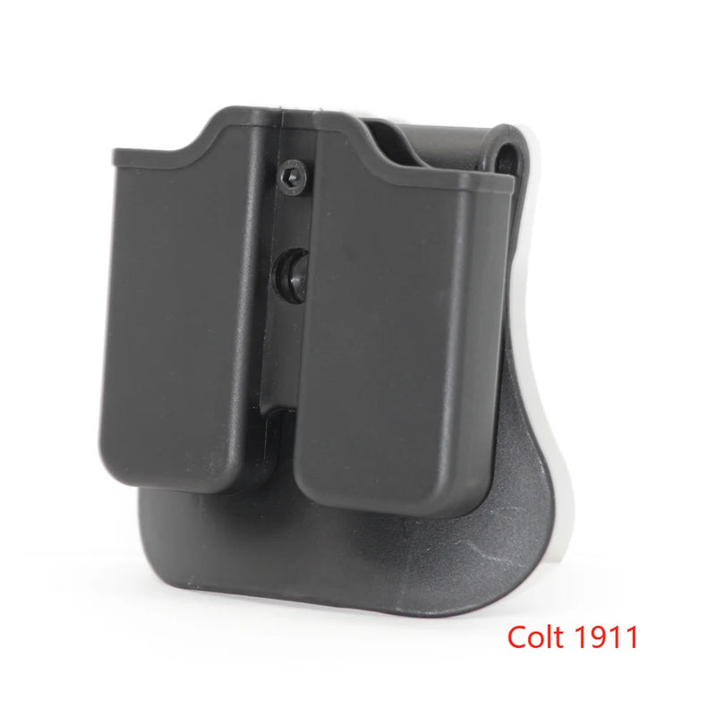 Porte-Chargeur Double Rigide pour Pistolet avec Platine de Ceinture, Trois Coloris, vue 14
