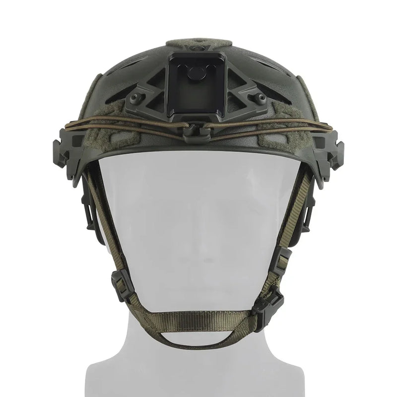 Casque Airsoft Tactique Haute Coupe, Version Simplifiée ABS, 56-60 cm, Rails Latéraux, vue 2