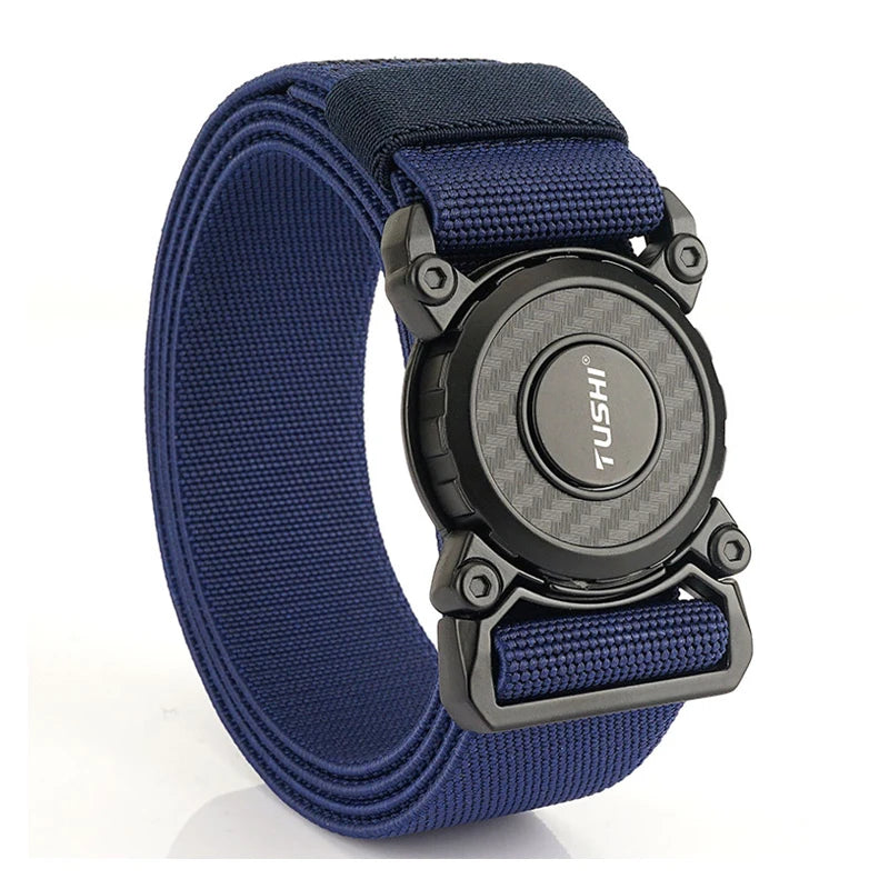 Ceinture Tactique Élastique Nylon, Boucle Rotative en Zinc, 125 cm, vue 21