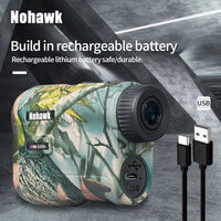 Télémètre de Chasse Camouflage 6x, 600 ou 1000 m, Mode Balayage, Mémoire, Recharge USB, vue 2