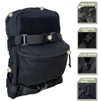 Sac d'Hydratation MOLLE 2 L en Nylon 500D pour Gilet Tactique, Sept Coloris, vue 9