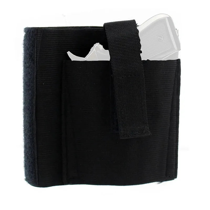 Holster de Cheville Noir Auto-Agrippant, Droitier ou Gaucher, 40 x 13 cm, vue 6