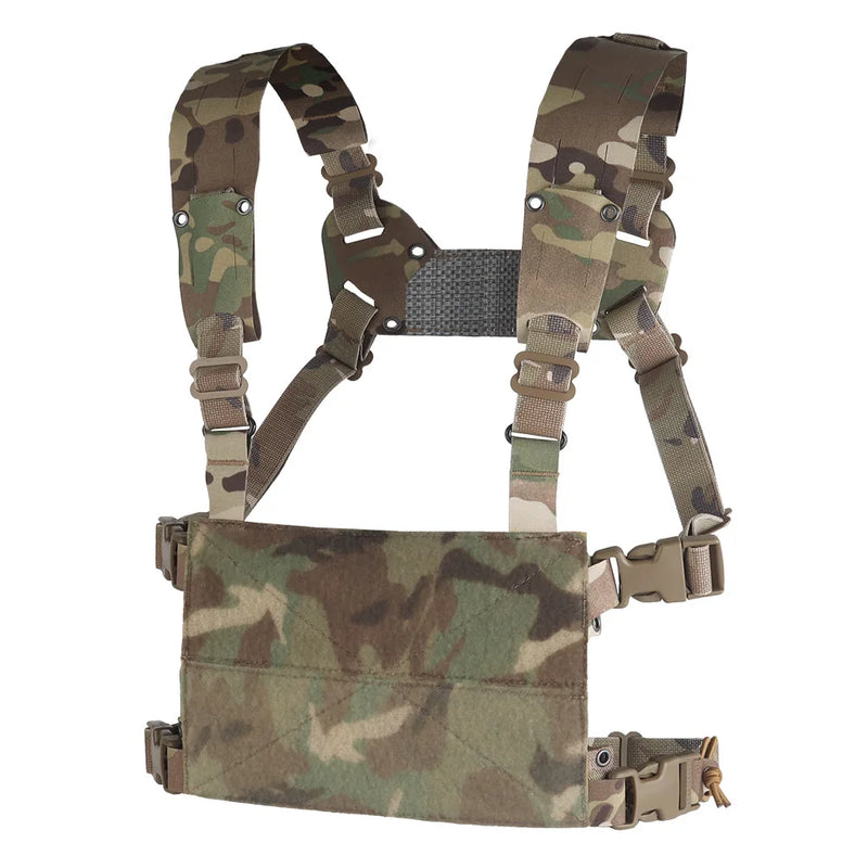 Gilet Tactique Mini Chest Rig Léger, Bretelles en H Réglables, 25 x 15 cm, vue 2