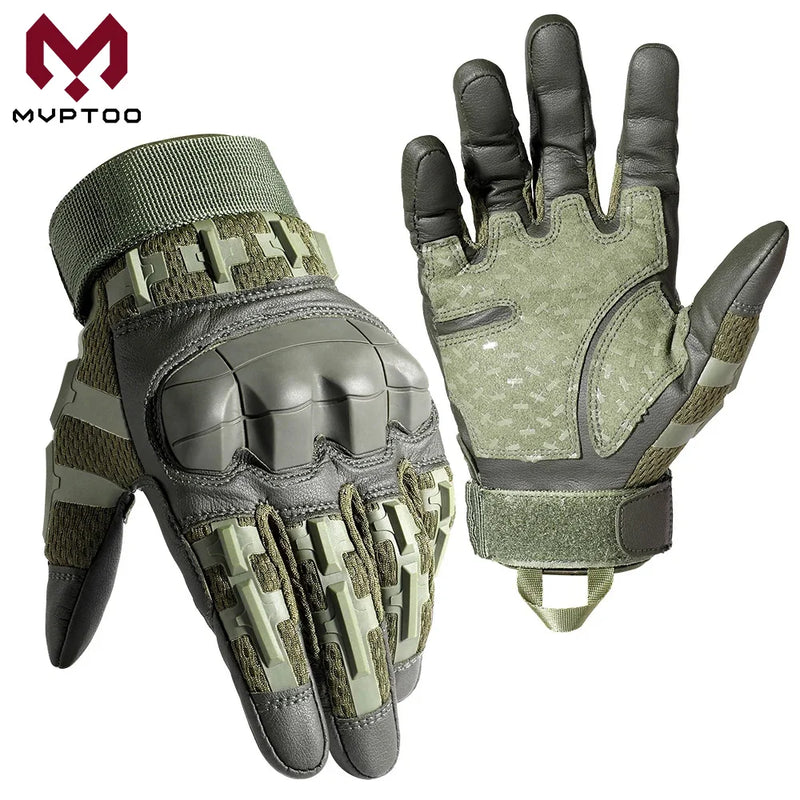 Gants Tactiques à Coque Rigide sur les Phalanges, Paume Siliconée et Bouts de Doigts Tactiles, 3 Coloris, S à XL, vue 2