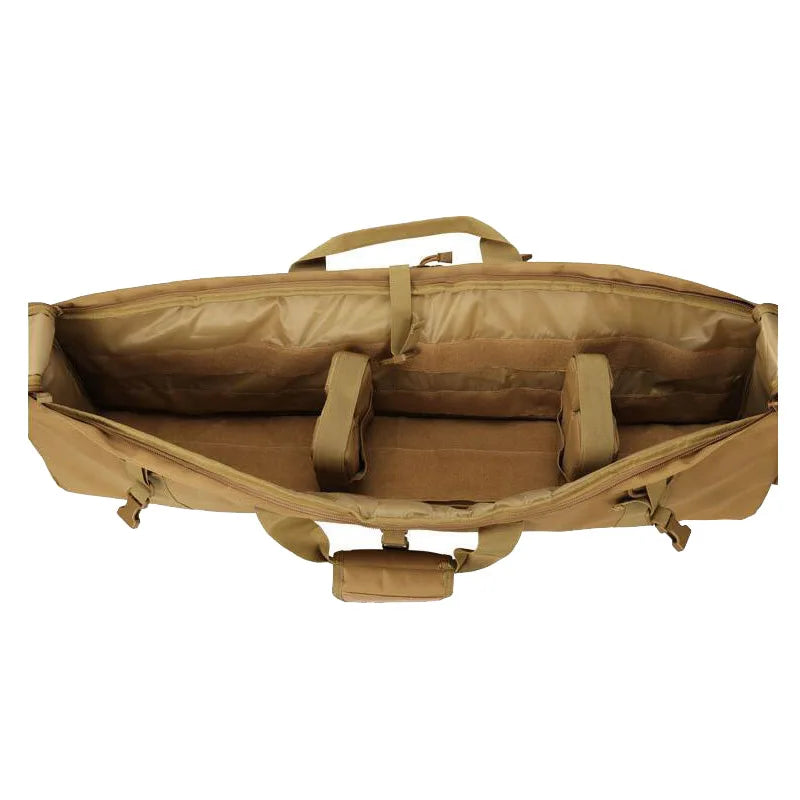 Housse Fusil Tactique 96 cm en Nylon avec Poches et Bandoulière, 6 Coloris, vue 5