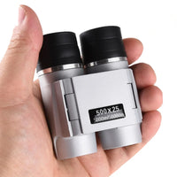 Jumelles Compactes de Poche, Noir ou Blanc Argenté, Support Smartphone en Option, vue 6