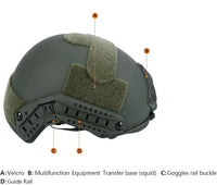 Casque Airsoft Type FAST en ABS, 560 g, Rails Latéraux et Support Frontal, vue 5
