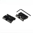 Adaptateur de Rail 11 mm vers Picatinny, Aluminium Noir, 1 ou 2 Pièces