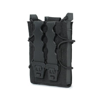 Porte-Chargeur MOLLE Double pour Fusil 5,56 mm et Pistolet 9 mm, Nylon 1000D, vue 5
