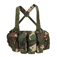 Gilet Tactique Chest Rig pour Chargeurs AK, Nylon 600D, Sept Coloris, vue 12