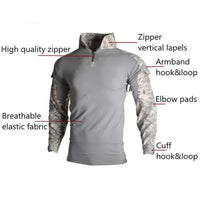 Chemise de Combat Airsoft en Coton à Manches Longues, Poches de Manche et Poignets Réglables, 8 Coloris, vue 3