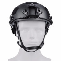 Casque Airsoft Tactique ABS 52-64 cm, Rails Latéraux et Support Frontal, vue 6