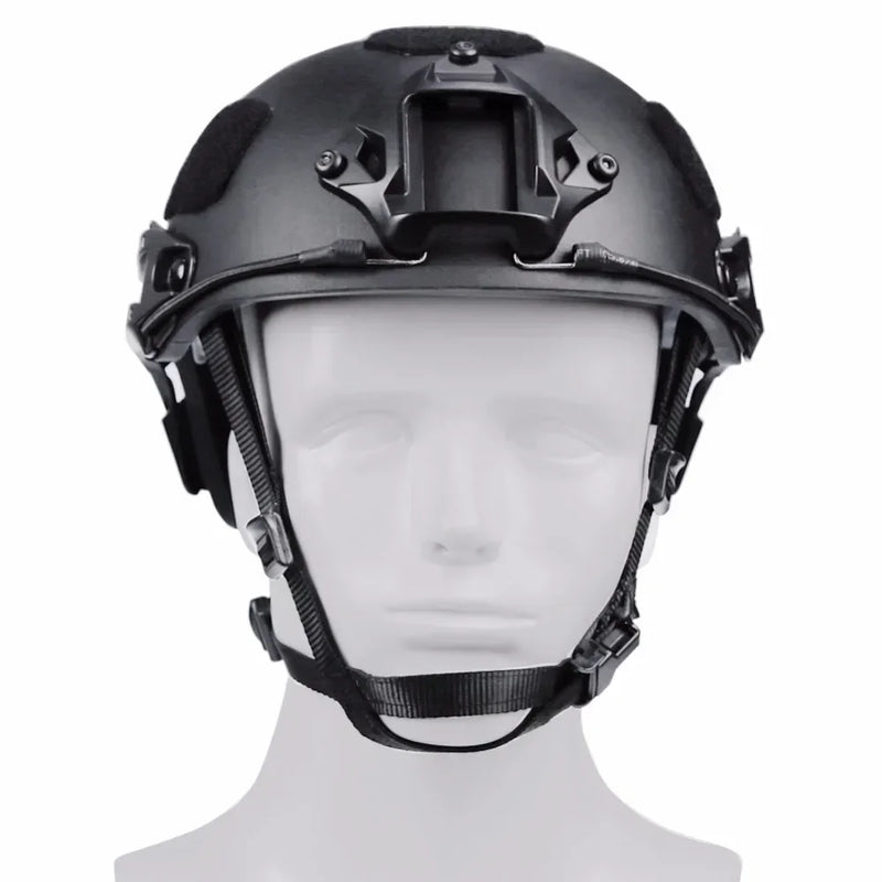 Casque Airsoft Tactique ABS 52-64 cm, Rails Latéraux et Support Frontal, vue 6