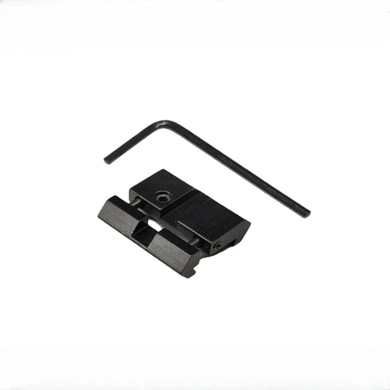 Adaptateur de Rail 11 mm vers Picatinny, Aluminium Noir, 1 ou 2 Pièces, vue 4