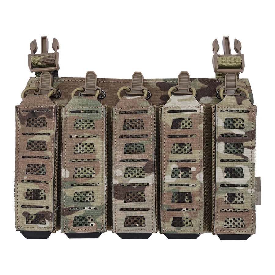 Porte-Chargeurs Panneau Frontal pour MP5 et MP7, Cinq Emplacements, Nylon 500D