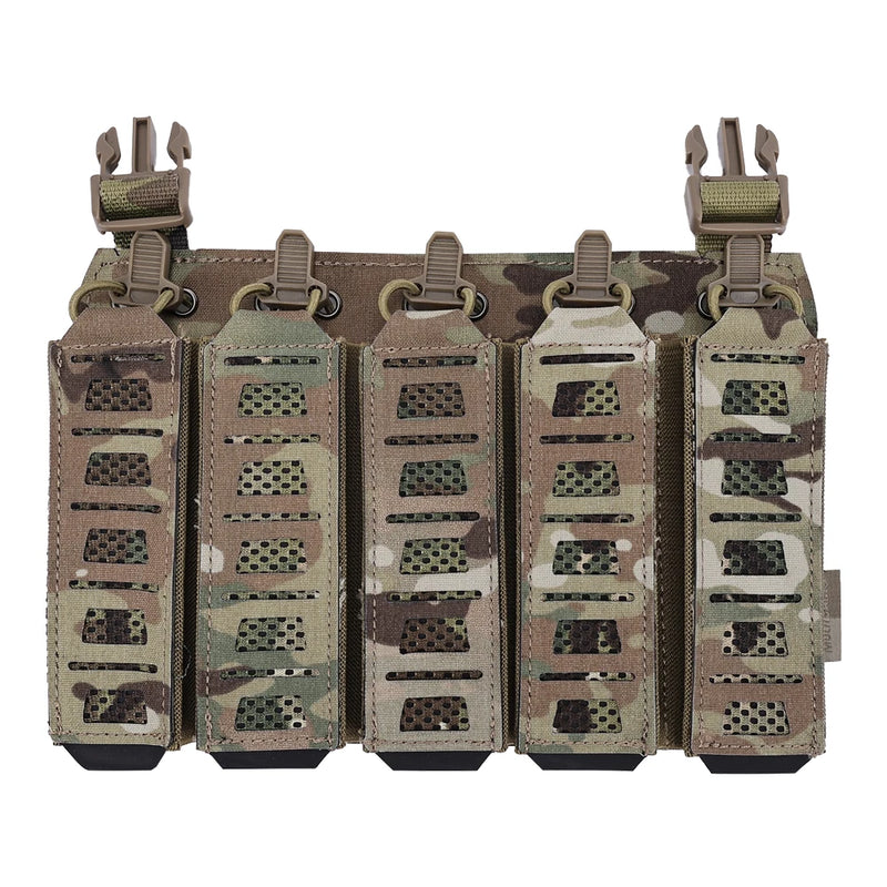 Porte-Chargeurs Panneau Frontal pour MP5 et MP7, Cinq Emplacements, Nylon 500D