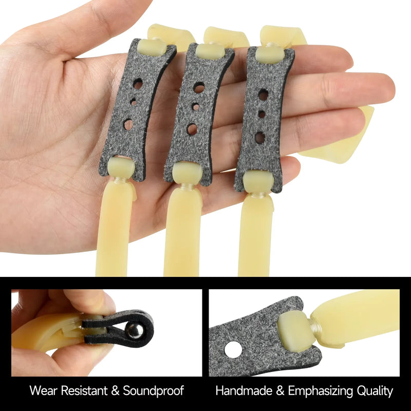 Élastiques Lance-Pierre Plats en Latex, 1,5 ou 2,0 mm, Bras de 20,5 cm