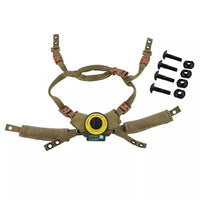 Suspension à Molette et Coussinets pour Casque Tactique, Sable, Vert ou Noir, vue 8