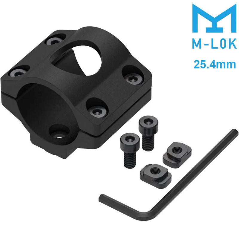Support de Lampe Tactique Déporté pour Garde-Main M-LOK, Aluminium Noir, vue 9