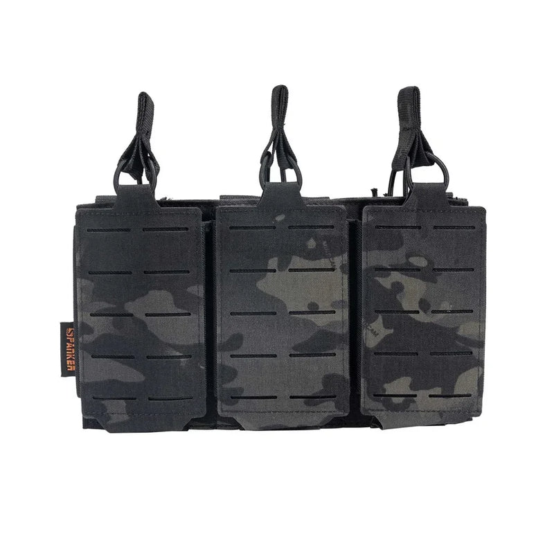 Porte-Chargeurs Triple MOLLE en Nylon pour Fusil, Découpe Laser, vue 7