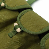 Gilet Tactique de Poitrine 7 Poches à Rabat en Toile Oxford Vert pour Chargeurs Type 56, 25 x 62 cm, vue 5