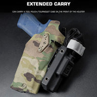 Platine d'Extension de Holster en Acier Inoxydable Noir, 1 ou 2 Pièces, vue 8