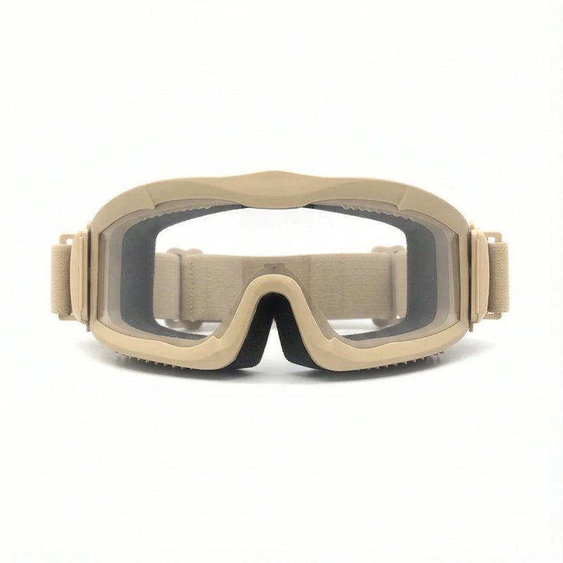 Lunettes Masque Tactiques Monture Noire, Sable ou Verte, Verre au Choix, vue 13