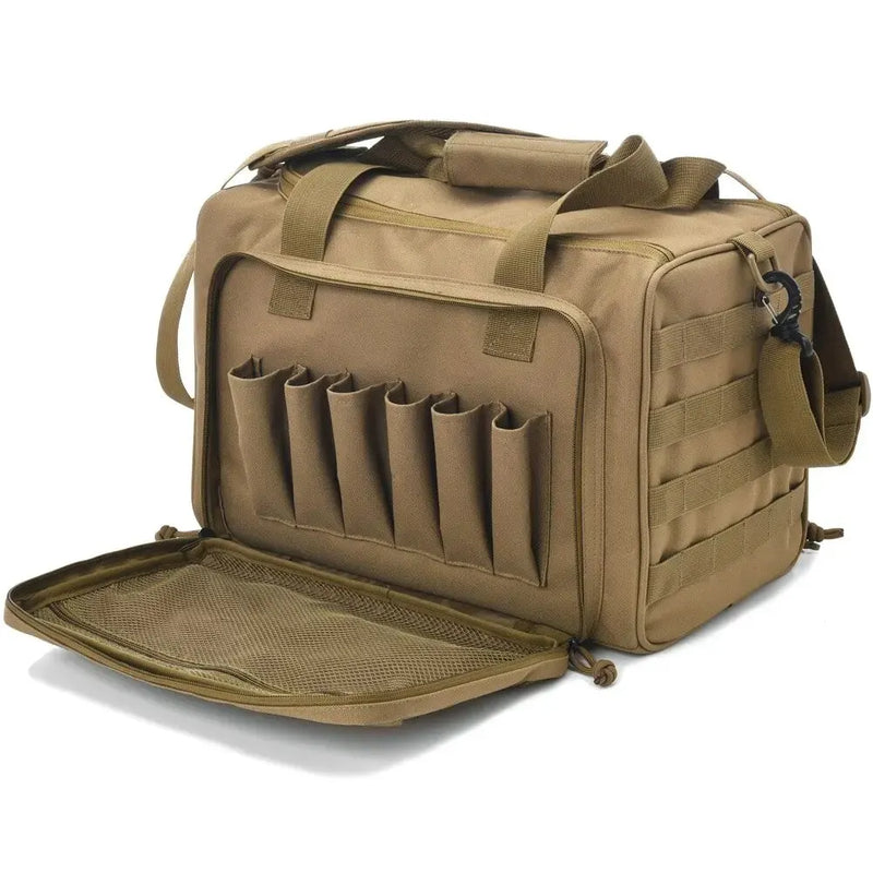 Sac de Tir Rembourré en Nylon 600D pour Pistolet et Accessoires, 38 x 25 x 30 cm, 3 Coloris, vue 6
