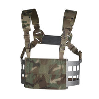Gilet Tactique Chest Rig Grand Format, Platines Latérales Ajourées, 28 x 19 cm, vue 2