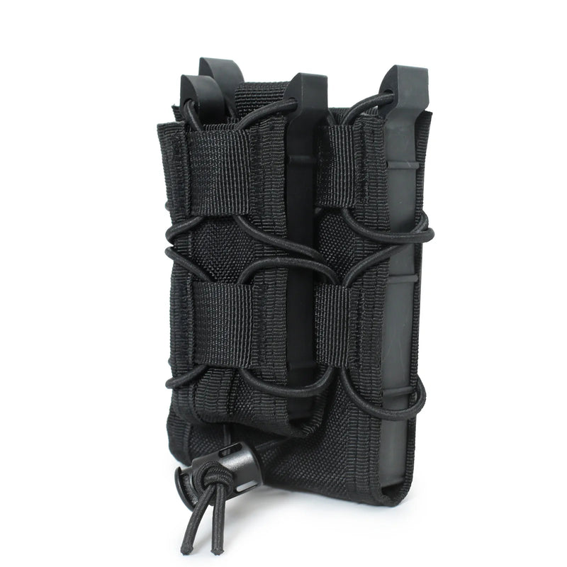 Porte-Chargeur MOLLE Double pour Fusil 5,56 mm et Pistolet 9 mm, Nylon 1000D, vue 11