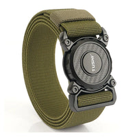 Ceinture Tactique Élastique Nylon, Boucle Rotative en Zinc, 125 cm, vue 14