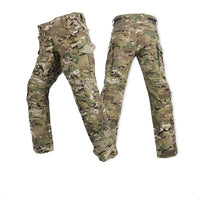 Pantalon de Combat Tactique Homme, Poches Cargo, Emplacements de Genouillères, 4 Coloris
