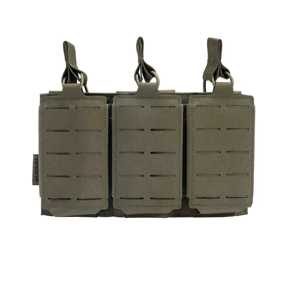 Porte-Chargeurs Triple MOLLE en Nylon pour Fusil, Découpe Laser, vue 12