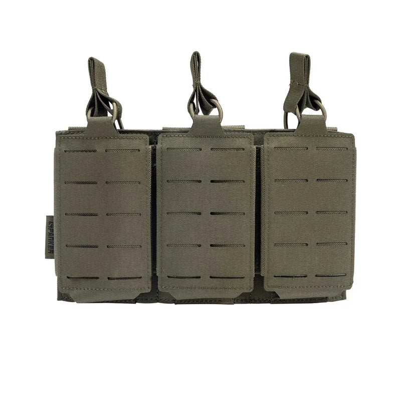 Porte-Chargeurs Triple MOLLE en Nylon pour Fusil, Découpe Laser, vue 12