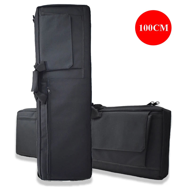 Housse de Fusil Rembourrée Oxford 600D, 85 ou 100 cm, Poches MOLLE et Bandoulière, vue 16
