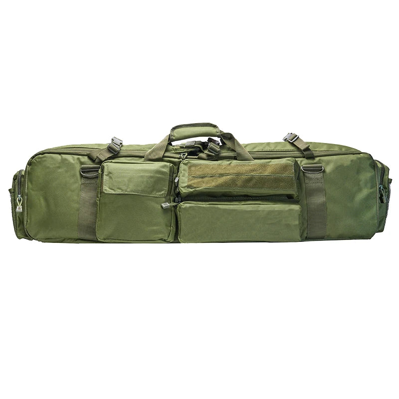 Housse Fusil Tactique 96 cm en Nylon avec Poches et Bandoulière, 6 Coloris, vue 3
