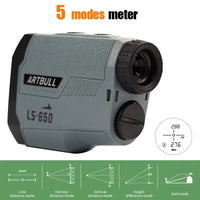 Télémètre Laser de Chasse 6x, 650 ou 1000 m, Compensation de Pente, vue 2